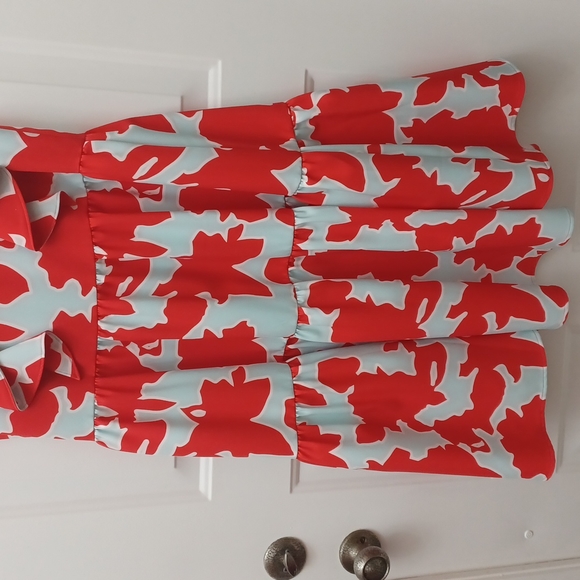 NWT Crosby by Mollie Burch Joe Joe high low summer dress Azalea Blooms $248 - Picture 6 of 8